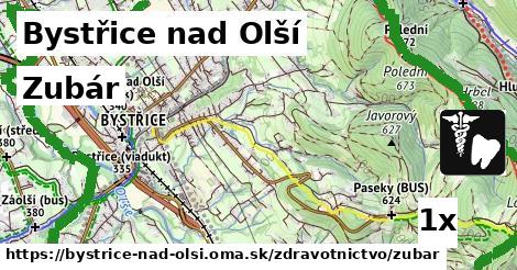 Zubár, Bystřice nad Olší