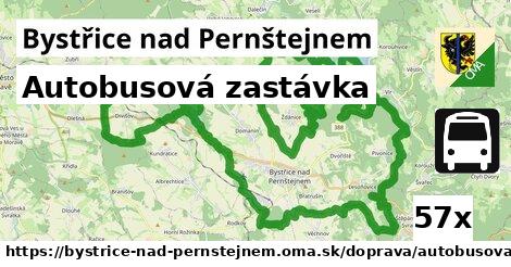 Autobusová zastávka, Bystřice nad Pernštejnem