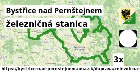 železničná stanica, Bystřice nad Pernštejnem