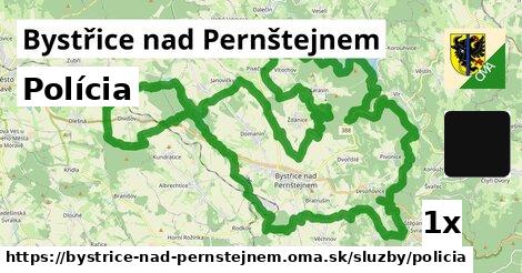 polícia v Bystřice nad Pernštejnem