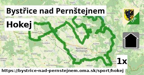 hokej v Bystřice nad Pernštejnem