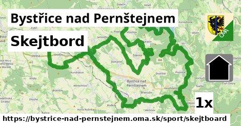 skejtbord v Bystřice nad Pernštejnem