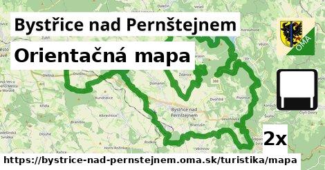 Orientačná mapa, Bystřice nad Pernštejnem