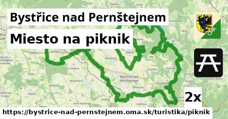 miesto na piknik v Bystřice nad Pernštejnem