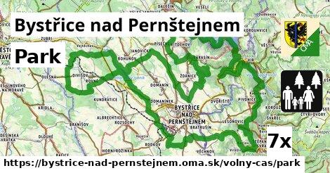 park v Bystřice nad Pernštejnem