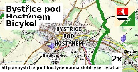 bicykel v Bystřice pod Hostýnem