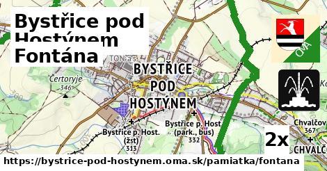 fontána v Bystřice pod Hostýnem