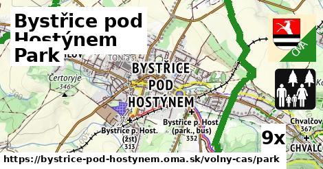 park v Bystřice pod Hostýnem