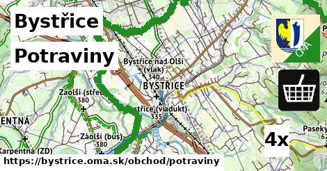 potraviny v Bystřice