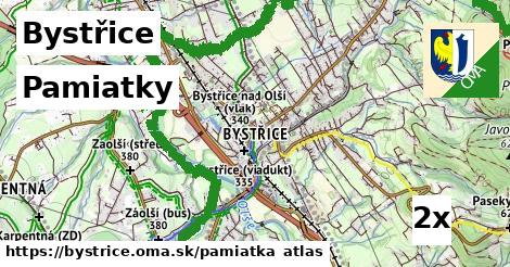 pamiatky v Bystřice