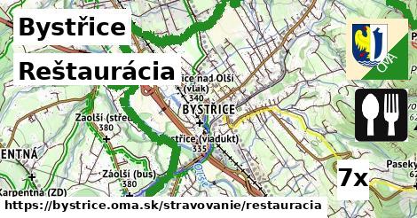 Reštaurácia, Bystřice