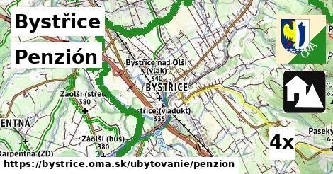 Penzión, Bystřice