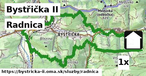 Radnica, Bystřička II