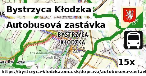 autobusová zastávka v Bystrzyca Kłodzka