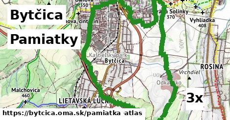 pamiatky v Bytčica