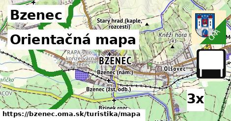 Orientačná mapa, Bzenec