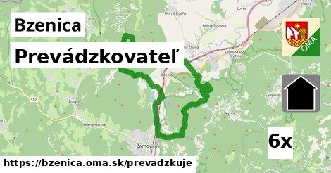 prevádzkovateľ v Bzenica