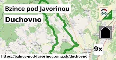 duchovno v Bzince pod Javorinou