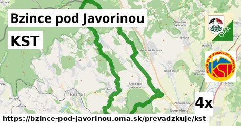 KST, Bzince pod Javorinou