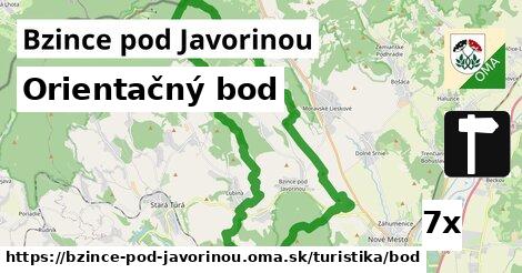 Orientačný bod, Bzince pod Javorinou