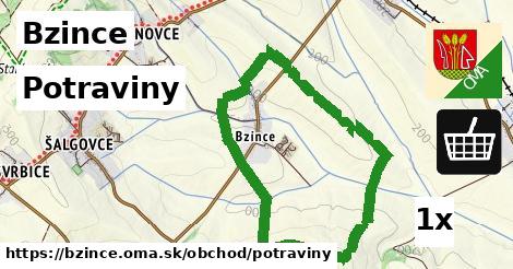 Potraviny, Bzince