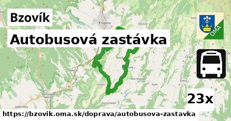 Autobusová zastávka, Bzovík