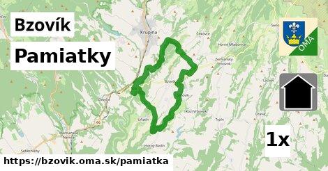 pamiatky v Bzovík