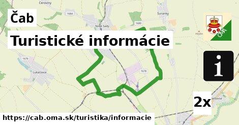 Turistické informácie, Čab