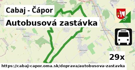 Autobusová zastávka, Cabaj - Čápor