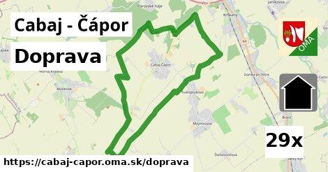 doprava v Cabaj - Čápor