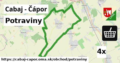 Potraviny, Cabaj - Čápor