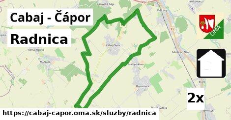 Radnica, Cabaj - Čápor