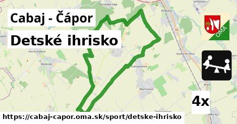 Detské ihrisko, Cabaj - Čápor