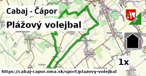 Plážový volejbal, Cabaj - Čápor