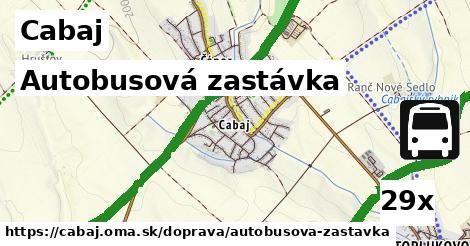 Autobusová zastávka, Cabaj