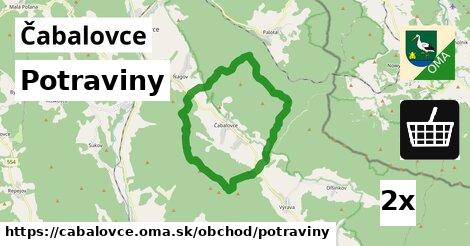 Potraviny, Čabalovce