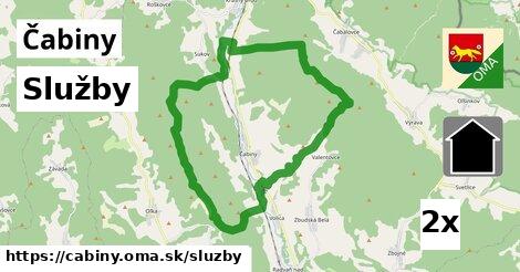 služby v Čabiny