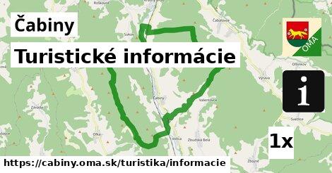 Turistické informácie, Čabiny