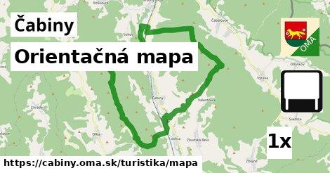 Orientačná mapa, Čabiny