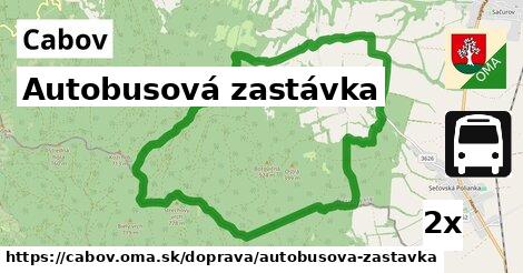 Autobusová zastávka, Cabov