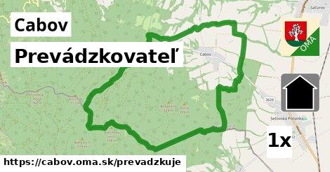 prevádzkovateľ v Cabov