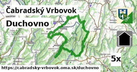 duchovno v Čabradský Vrbovok