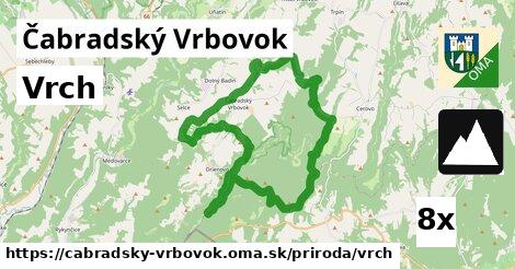 Vrch, Čabradský Vrbovok