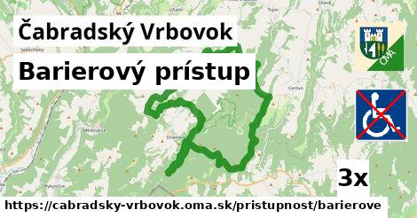 Barierový prístup, Čabradský Vrbovok