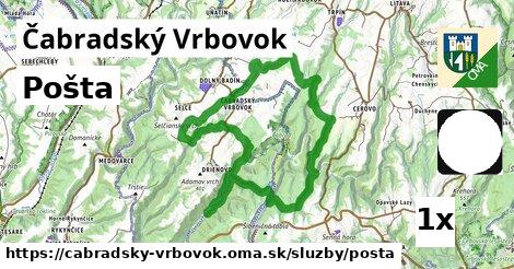 pošta v Čabradský Vrbovok