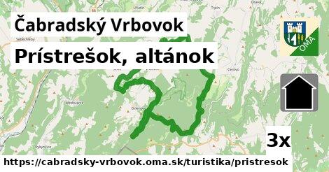 Prístrešok, altánok, Čabradský Vrbovok