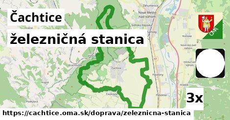 železničná stanica, Čachtice