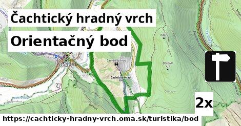 Orientačný bod, Čachtický hradný vrch