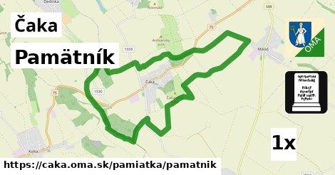 Pamätník, Čaka