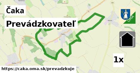 prevádzkovateľ v Čaka